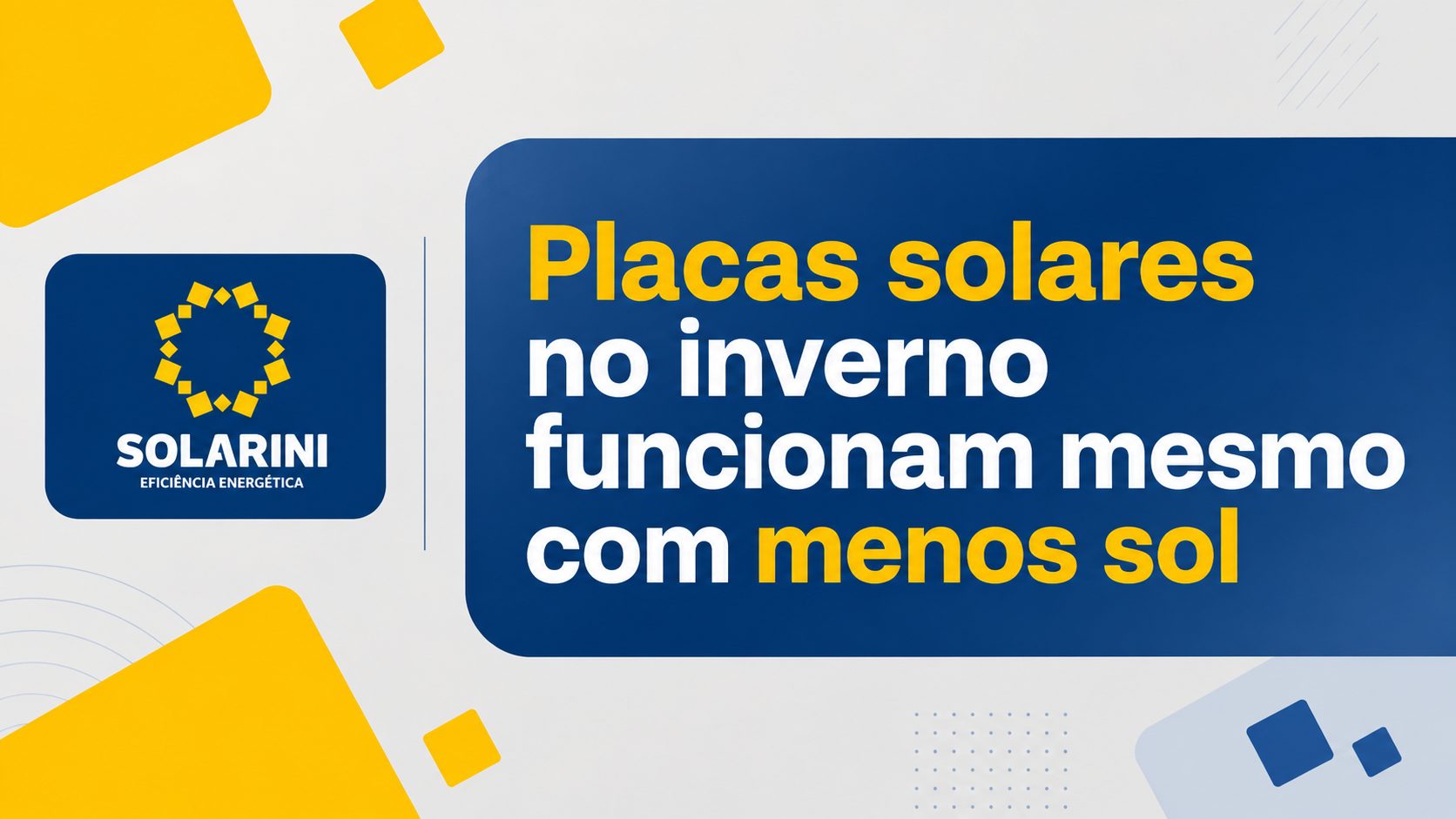 placas solares no inverno