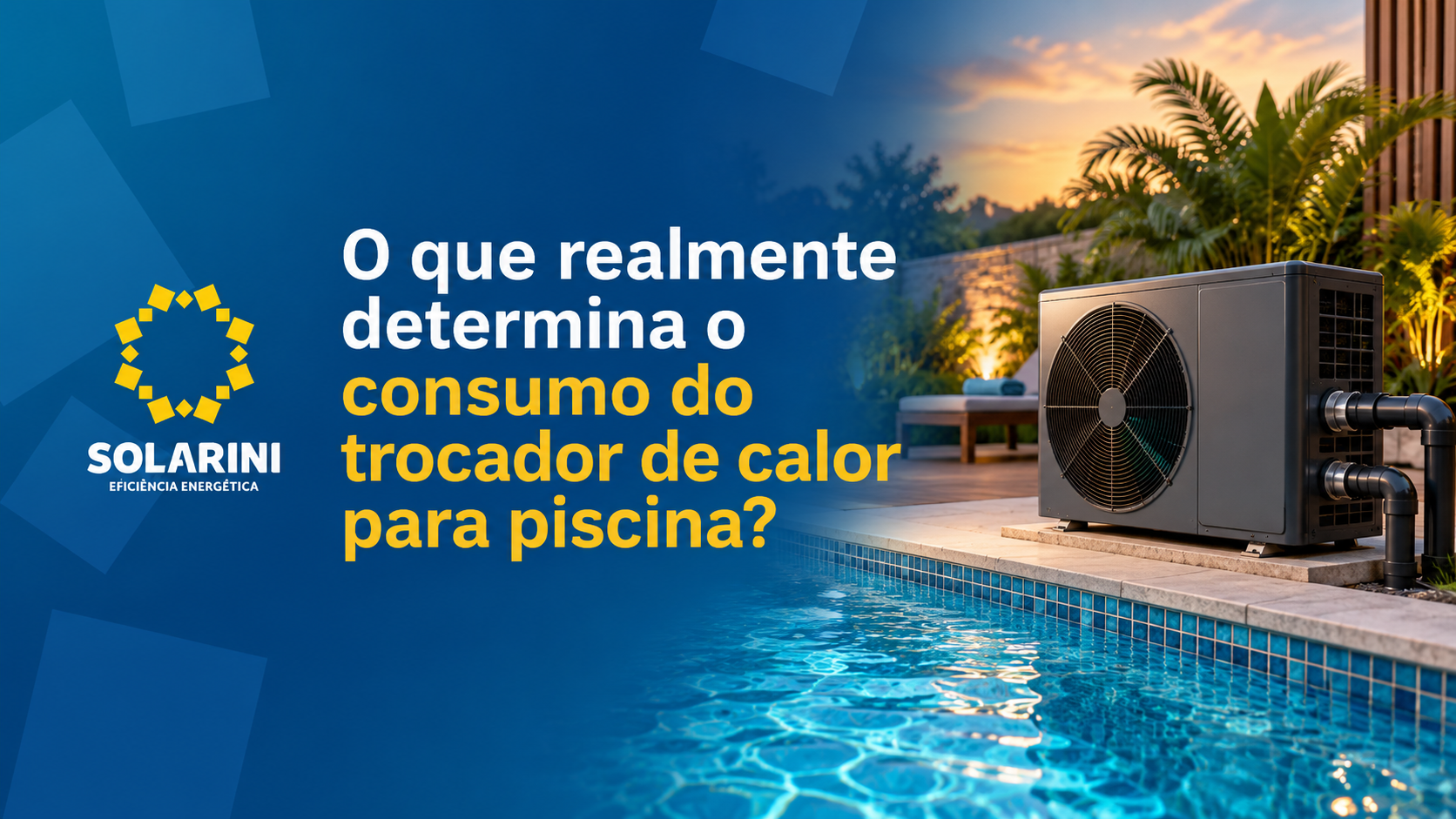 consumo do trocador de calor